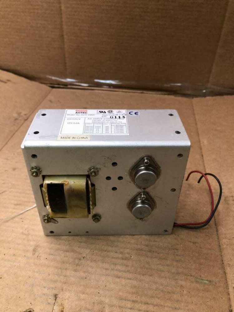 Astec ACV 15N3 Power Supply 15V 110/120V 220/230/240V 47-63Hz