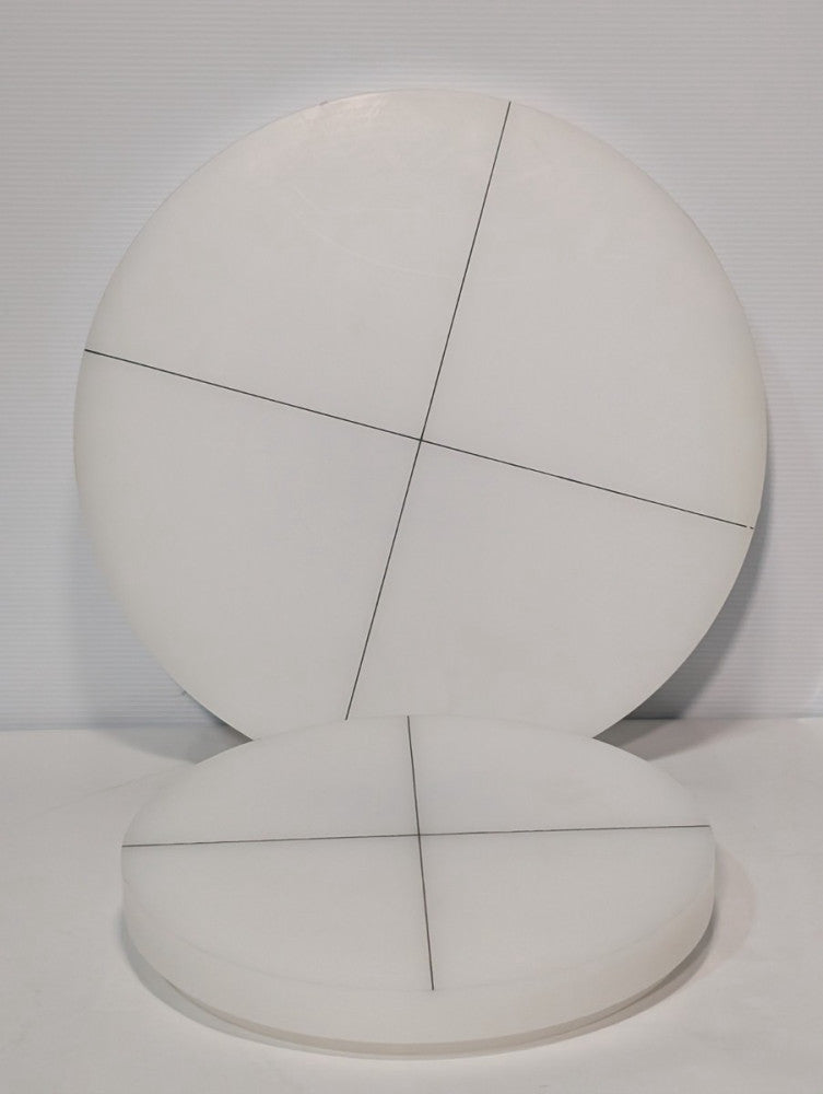 Lot of GE 46-229361G2 & 46-229361G3 imaging phantom discs, 34.9, 48.5, as shown