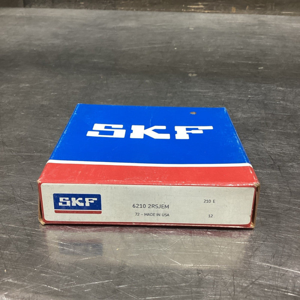 SKF 6210 2RSJEM Radial / Deep Groove Ball Bearing, NOS
