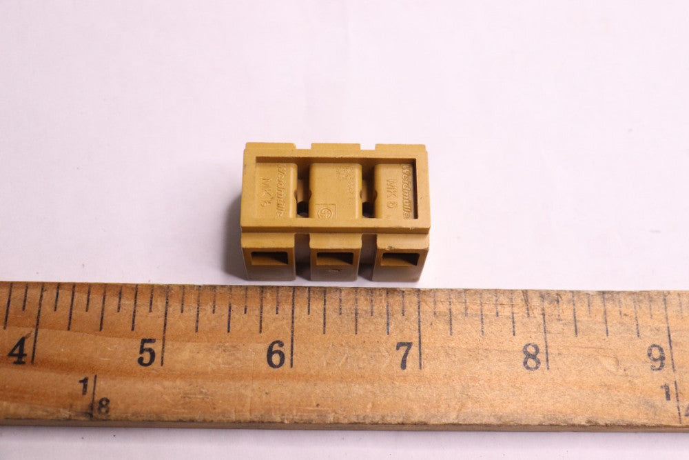 Weidmuller Barrier Block 3 Pole MK6 