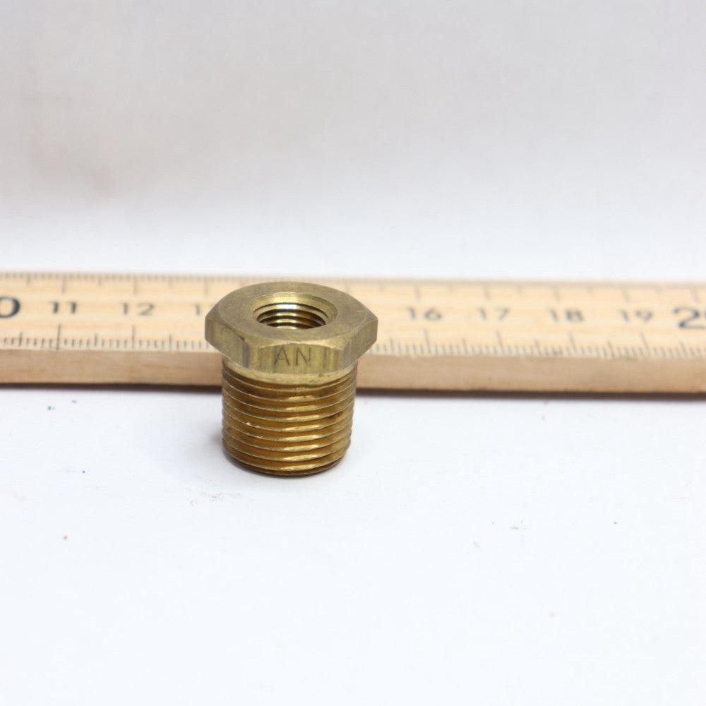 Jet-Tek Aeronautical Standard Bushing Pipe Thread Reducer Copper AN912-3