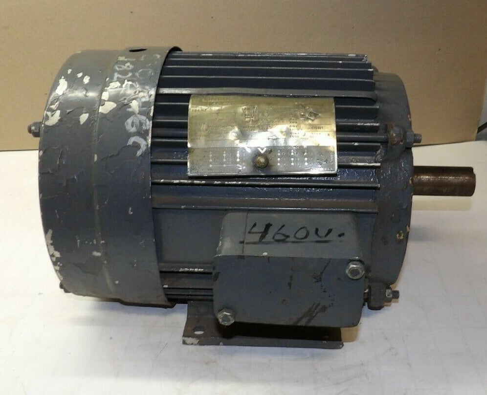 LINCOLN 1.5 HP AC ELECTRIC MOTOR 230/460 VAC 3Ø 1155 RPM 182T FRAME TEFC  T2517