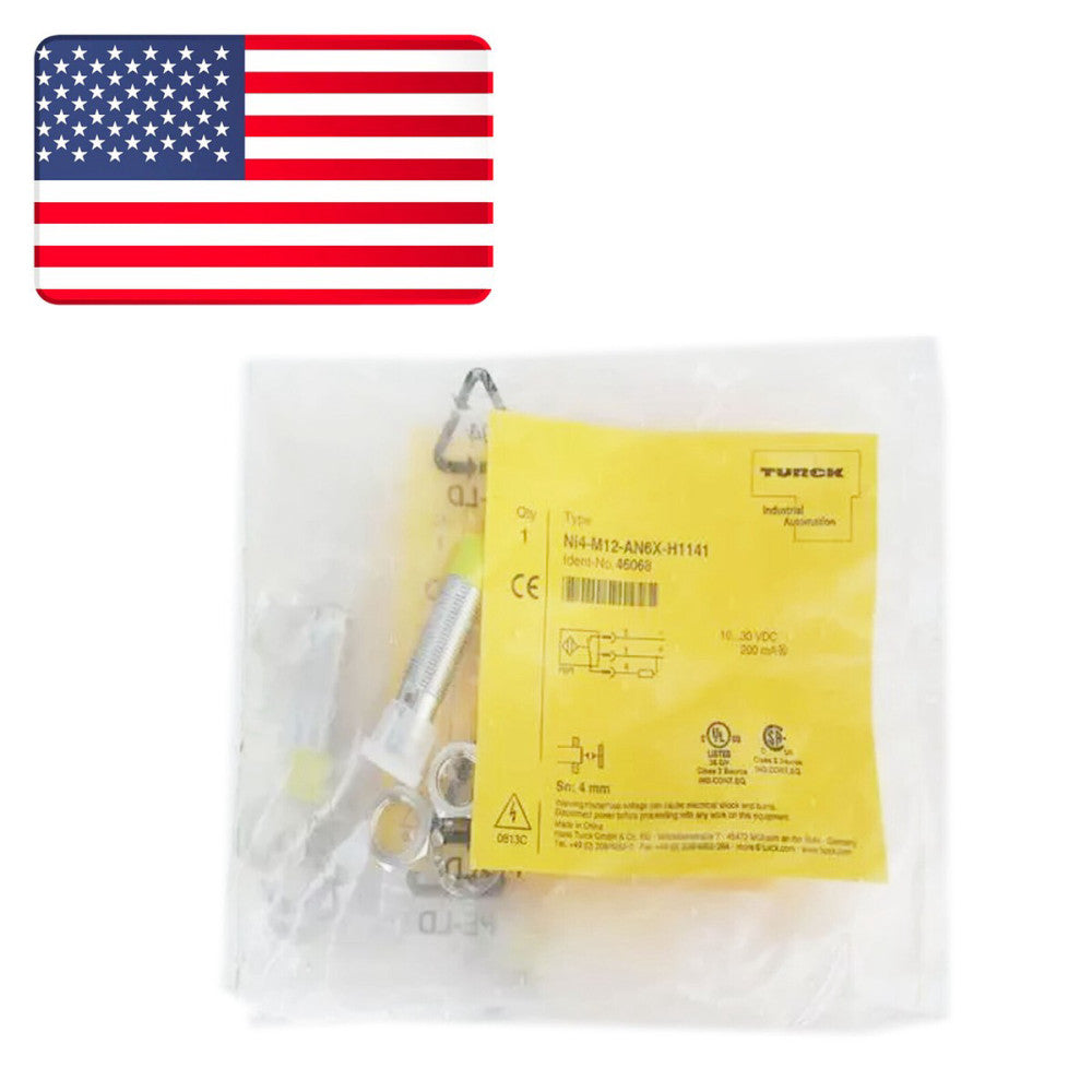 New TURCK NI4-M12-AN6X-H1141 Inductive Proximity Sensor 10-30VC - US Stock