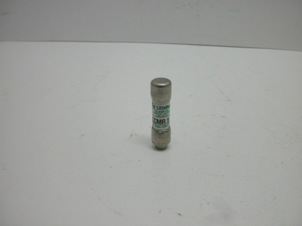 LITTELFUSE CCMR 5 TIME DELAY FUSE 5 AMP 600VAC CLASS CC CURRENT LIMITING