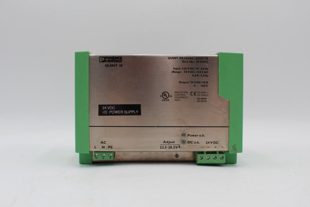 Phoenix Contact 78-104-4300 QUINT-PS-120AC/24DC/10 Power Supply