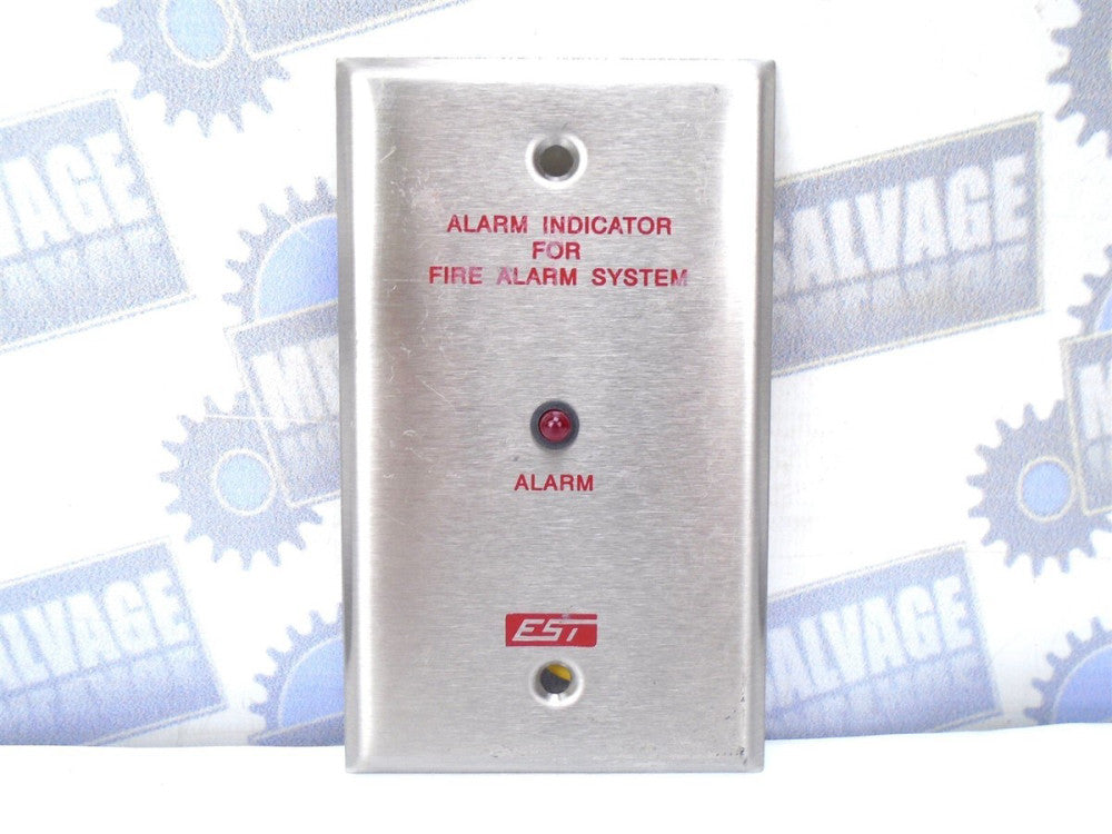 EDWARDS EST - 5956A - LED Fire Alarm Indicator Plate - 24 VDC - 2mA - (NEW)
