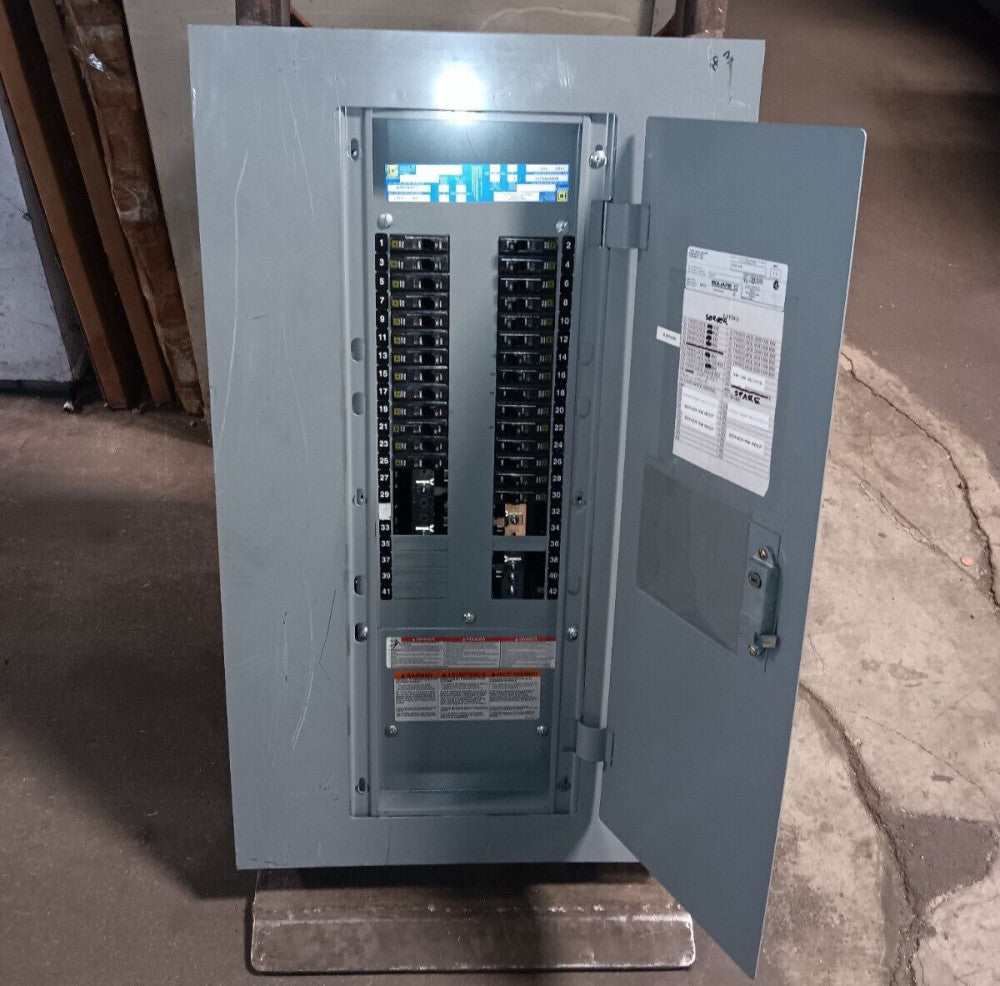SQUARE D NQOD442L225 225 AMP MAIN LUG PANELBOARD 42 CIRC 208Y/120V 3Ø 4W