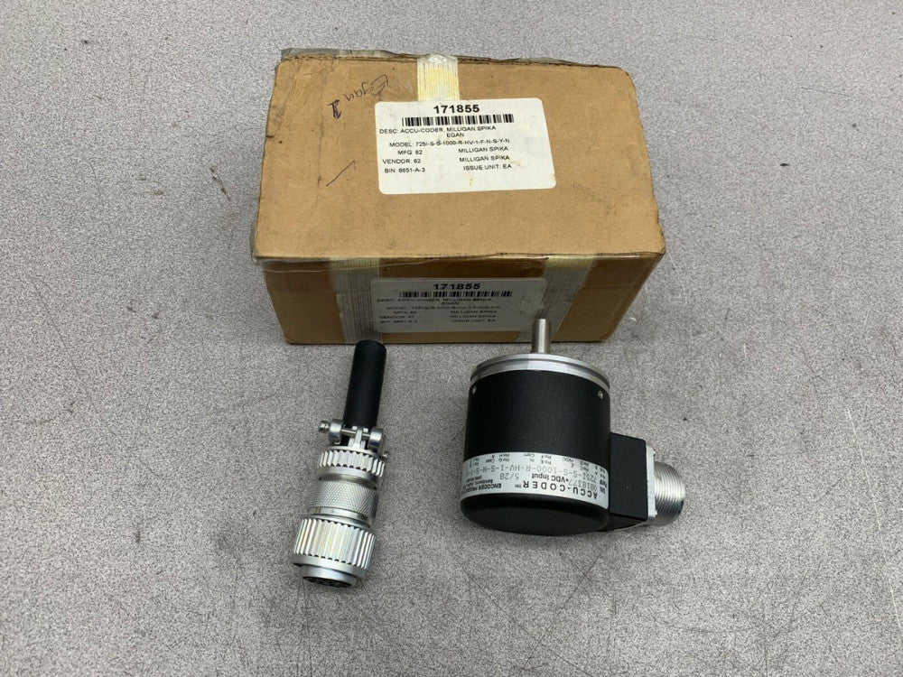 NEW IN BOX ACCU-CODER ENCODER 725I-S-S-1000-R-HV-1-S-N-S-Y-N