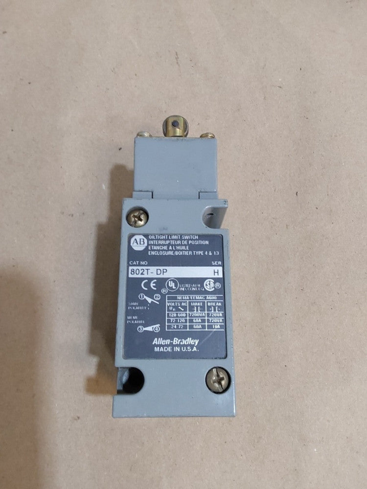 ALLEN BRADLEY 802T-DP SER. H 120-600VAC 60A