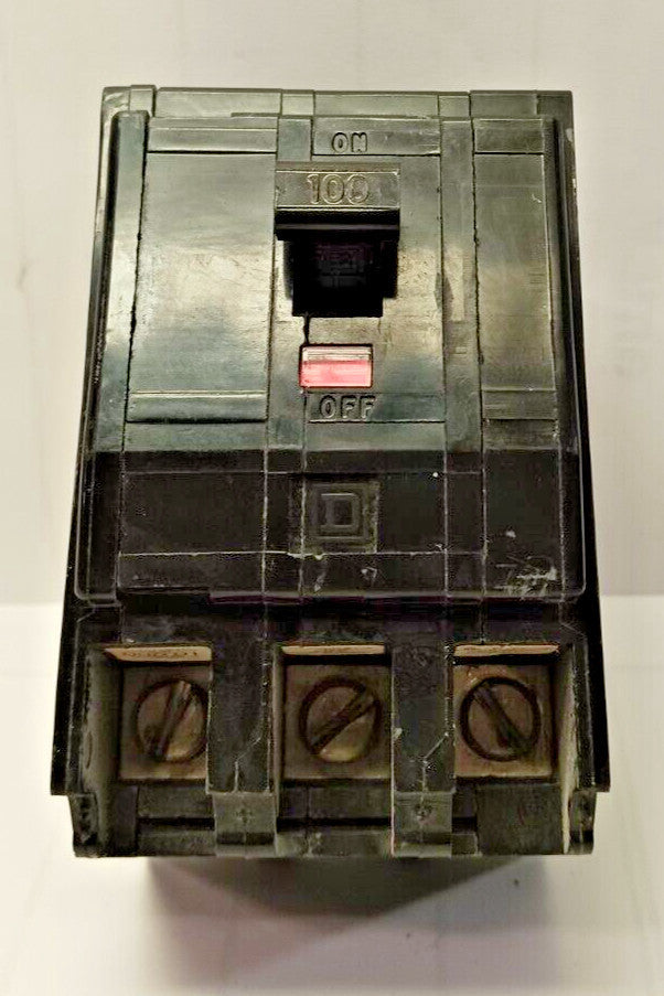 SQUARE D 100 AMP CIRCUIT BREAKER 240 VAC QO3100 (FLAW)