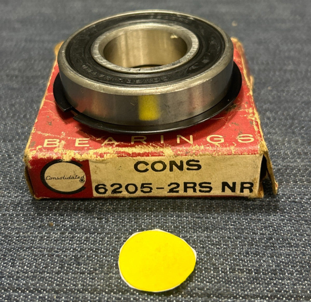 PRECISION BEARINGS  RADIAL BALL BEARING 6205-2RS N  25MM ID 52MM OD 15MM W