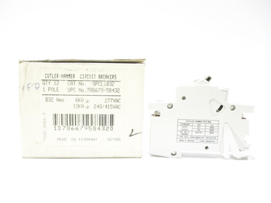 CUTLER HAMMER SPCL1B32 277V (PKG OF 12) NSMP