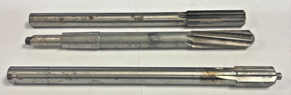 ASSORTED STRAIGHT REAMER,  8-FLUTE, LOT OF 3 SIZE 3/4" DIAMETER 802799