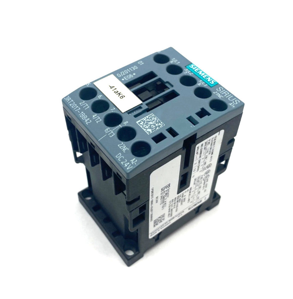 Siemens 3RT2017-1BB42 SIRIUS Power Contactor 3-Pole