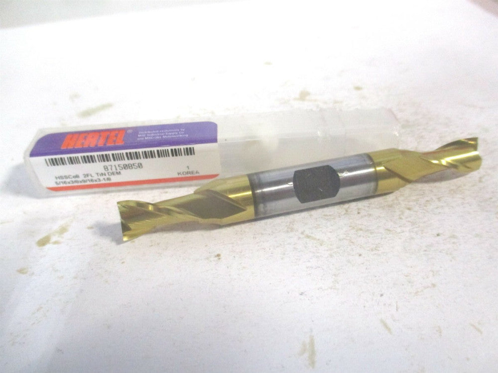 (E4050020) 5/16" x 9/16" x 3/8" x 3-1/8" OAL Cobalt 2 Flute Square End Mill 