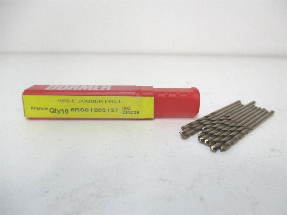 Dormer (0374481) 1.7mm x 43mm OAL 135° Cobalt Spiral Jobber Drill - Pack of 10