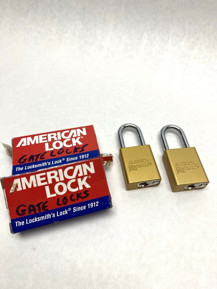 American Lock A1106KAYLW 1100 Series Lockout Lock LOT OF 2