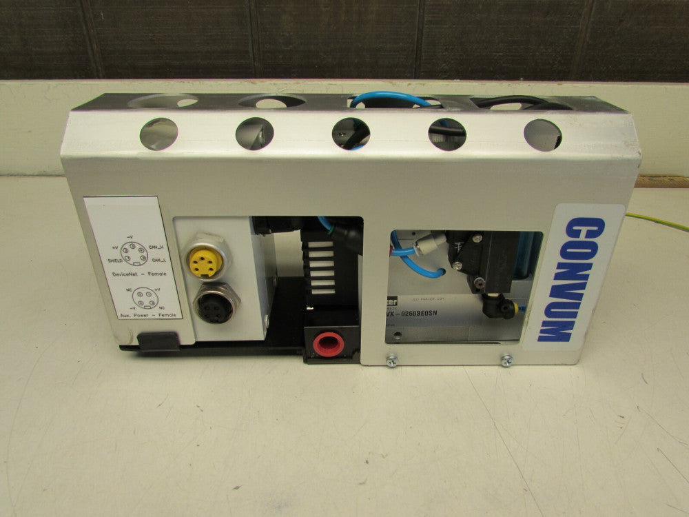 PARKER CVX-0260BE0SDNN,  CONVUM VACUUM PUMP DEVICENET, NEW SURPLUS!  MAKE OFFER!
