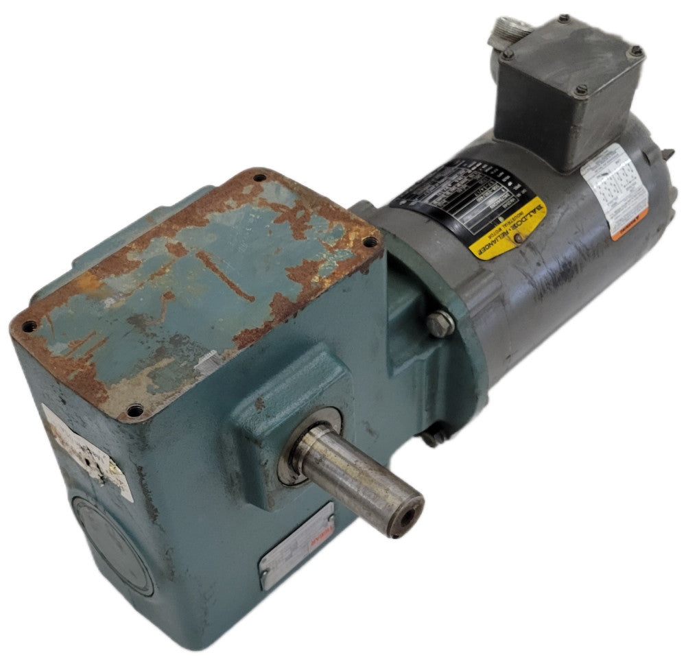 BALDOR RELIANCE AC MOTOR, VM3546 1 HP, DODGE TIGEAR REDUCER Q262B040M056L1, 40:1