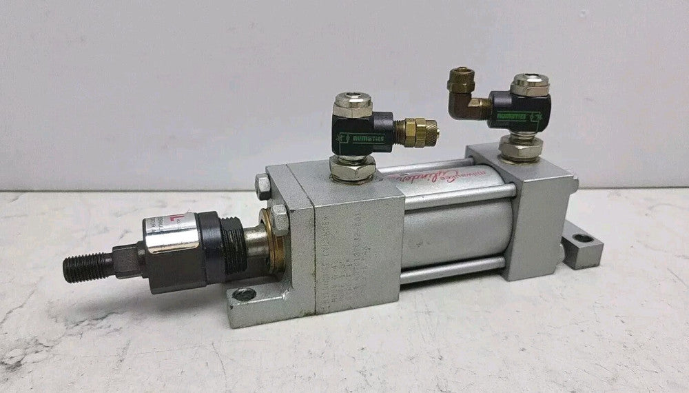 Milwaukee A-43 Pneumatic Cylinder 1.5" Bore 1" Stroke 250 Psi Eaton Rod Coupler