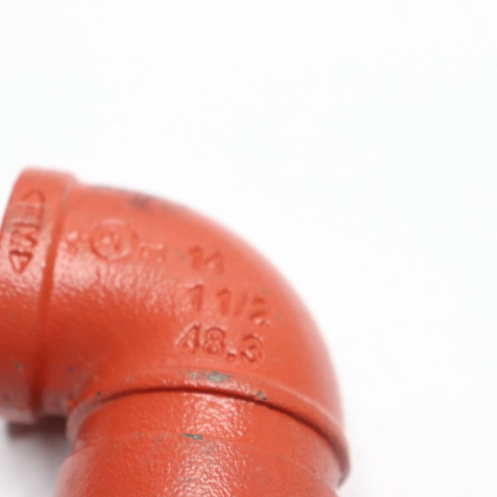 Reducing Elbow Fitting 1-1/2" Groove x 1" FIG.67