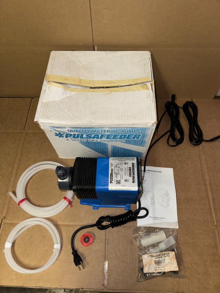 PULSAFEEDER LPB4MA-VTC1-XXX PULSATRON ELECTRONIC METERING PUMP, NEW-OPEN BOX