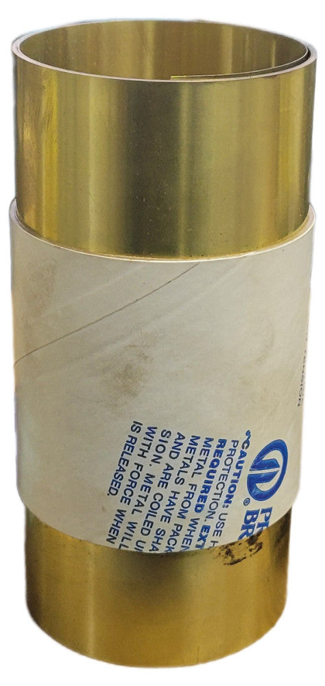 PRECISION BRAND 17390 BRASS SHIM .009 6" X 100" COLD ROLLED HALF HARD