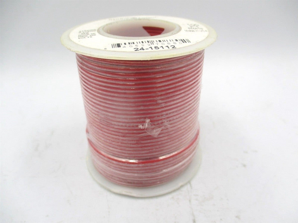 Stellar Labs (24-15112) 7 x 22AWG 300v 100ft. Red Hook-up Wire 