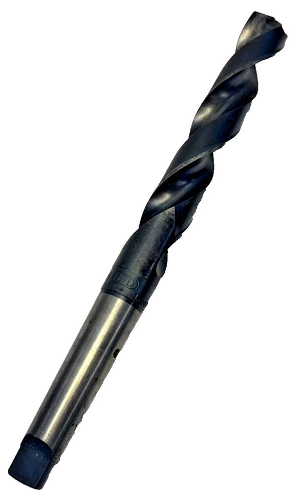 UTD, #4 MORSE SPIRAL 2 FLUTE, TAPERED SHANK DRILL BIT, OAL 11-1/4"