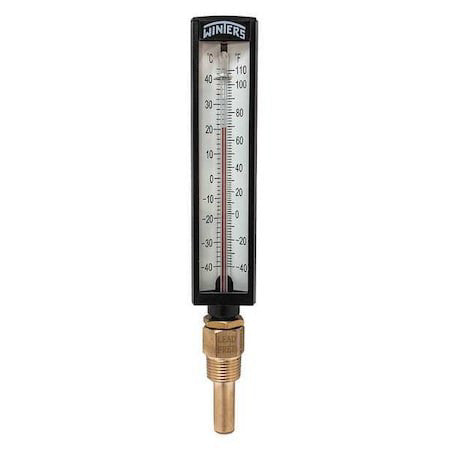 Winters Tas132lf. Thermometer,Analog,30 To 240 Deg,3/4In