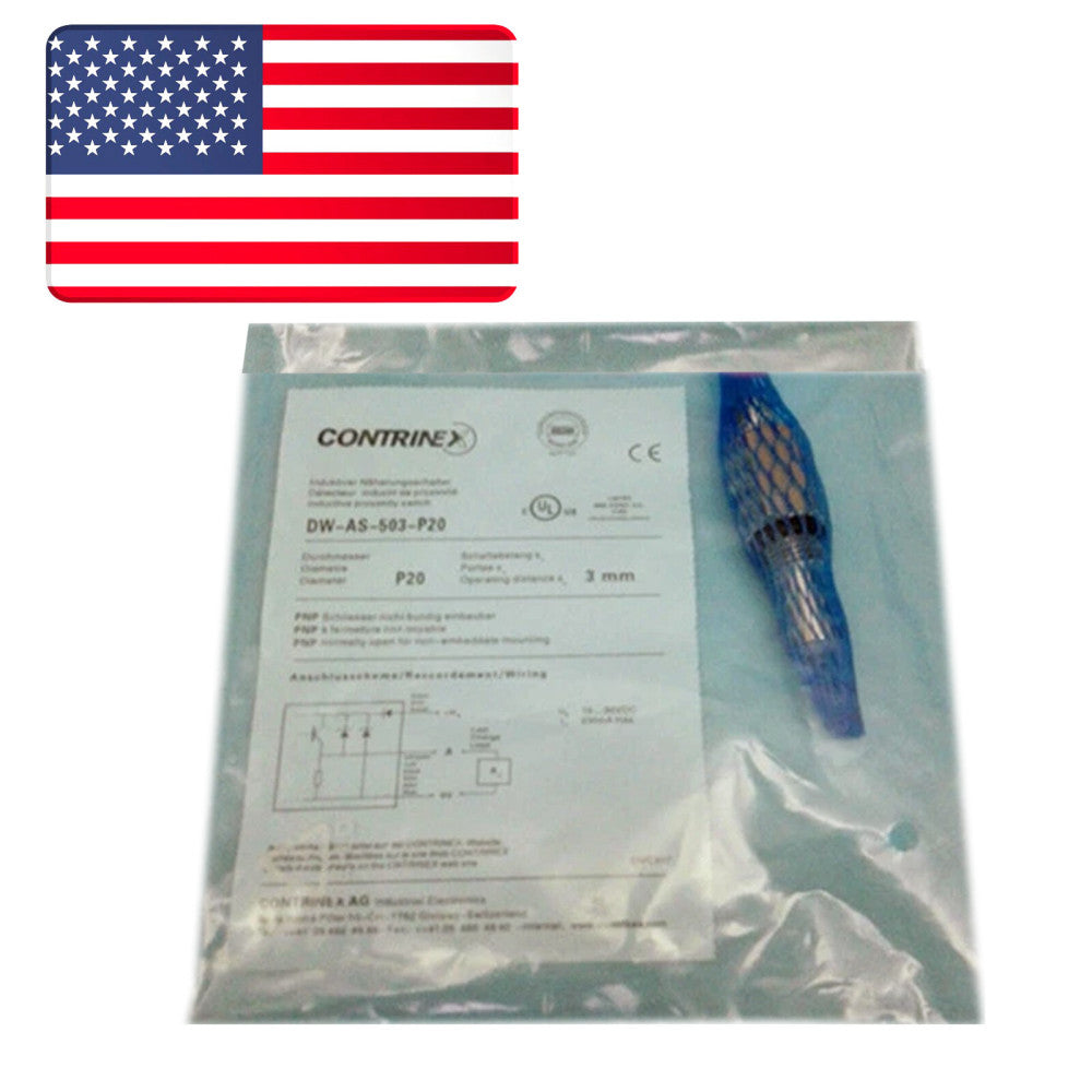 New In Bag CONTRINEX DW-AS-503-P20 Pressure Inductive Sensor - US Stock