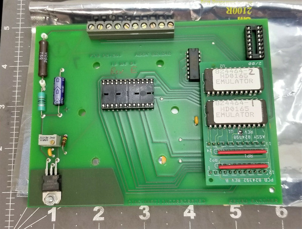 Cincinnati Press Brake Keyboard Encoder 821242   Rev E / PCB 821241 [C8S4]