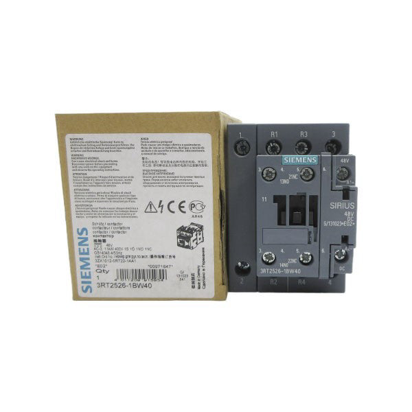 SIEMENS 3RT2526-1BW40 48VDC NSMP