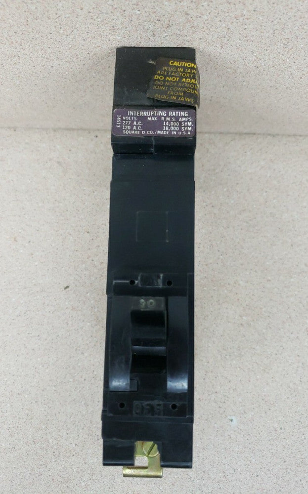 SQUARE D FY14030A  1 POLE 30 AMP 277V CIRCUIT BREAKER NTO