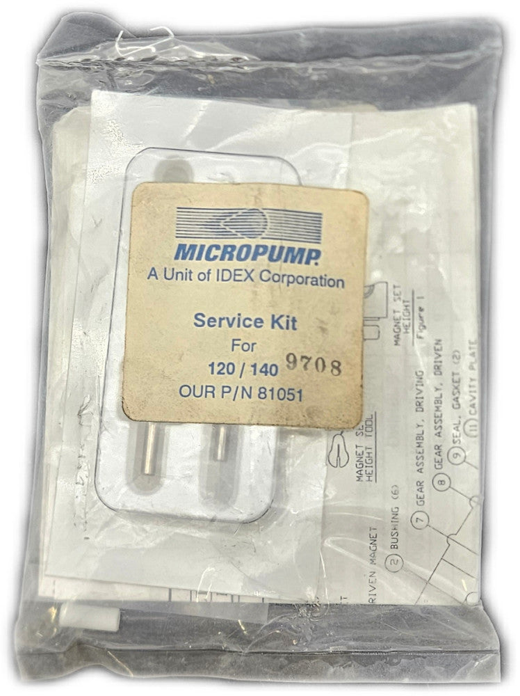Micropump 81051 Service Kit for 120/140 - New