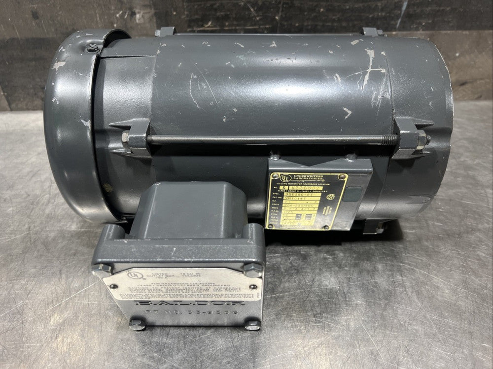 Baldor Hazardous Location 35E380-87 Motor 1HP 3Ph 230/460V 1725RPM Nos Surplus