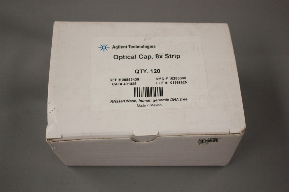 120 NEW AGILENT TECHNOLOGIES OPTICAL CAP 8X STRIP 401425