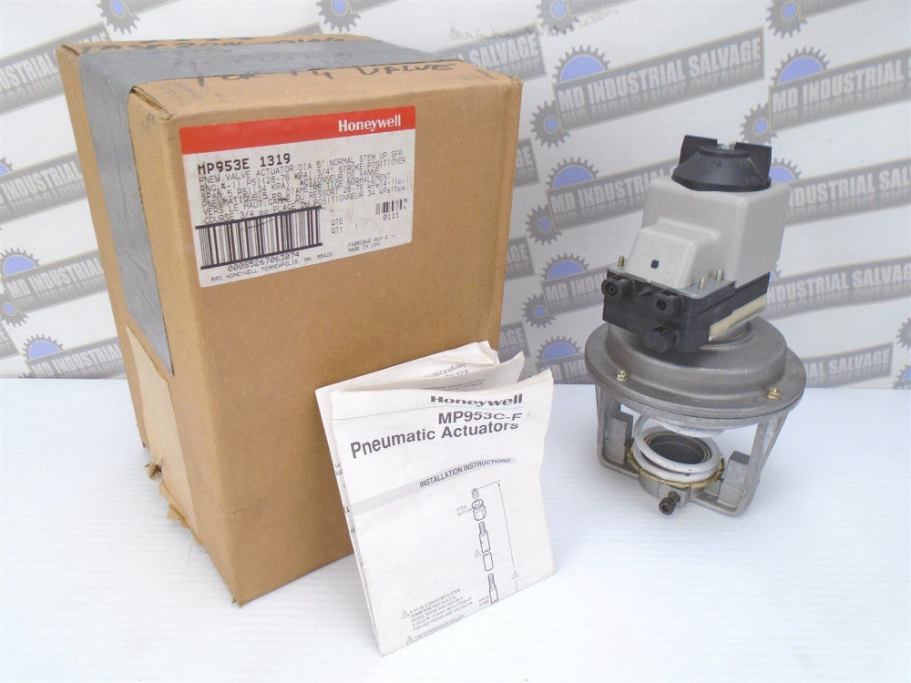 HONEYWELL - MP953E-1319 - Pneumatic Valve Actuator - 4-11 Psi Rng 3/4" Strk -NEW