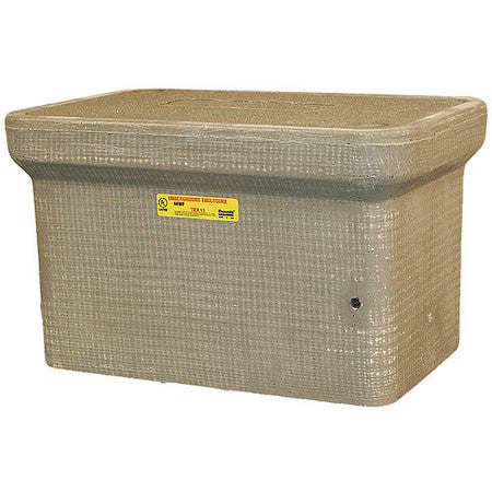 Quazite Pg1118z80117 Underground Enclosure Assembly, Electric Cover, 12 In H,
