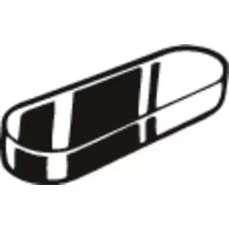 Zoro Select M39250.149.0050 Undersized Key Stock, C45k Steel, Plain, 50 Mm L,