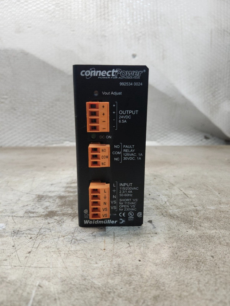 NEW NO BOX Weidmuller AUTOMATION POWER SUPPLY 992534 0024