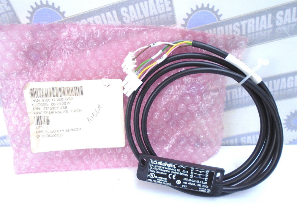 SCHMERSAL - BNS 36-02/10Z-R 3,0M - SAFETY SENSOR w/3M Cable - 30 VDC, 10W, 250mA