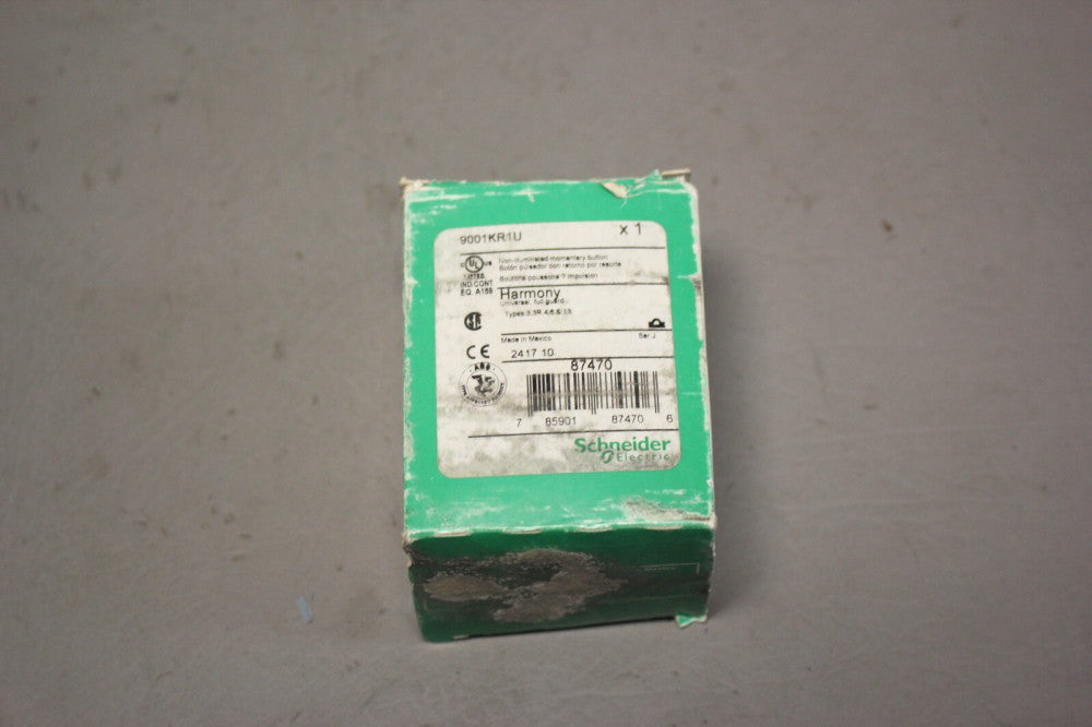 NEW SCHNIEDER ELECTRIC NON ILLUMINATED MOMENTARY BUTTON 9001KR1U