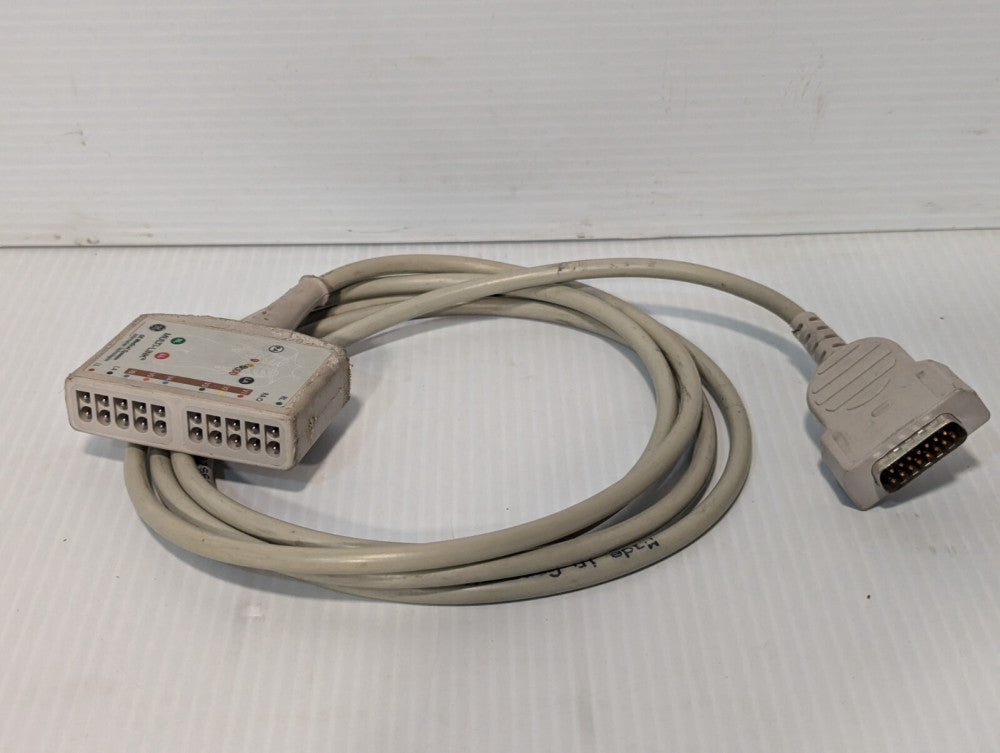 GE 22341809 Marquette Compatible 10-Lead EKG Trunk Cable