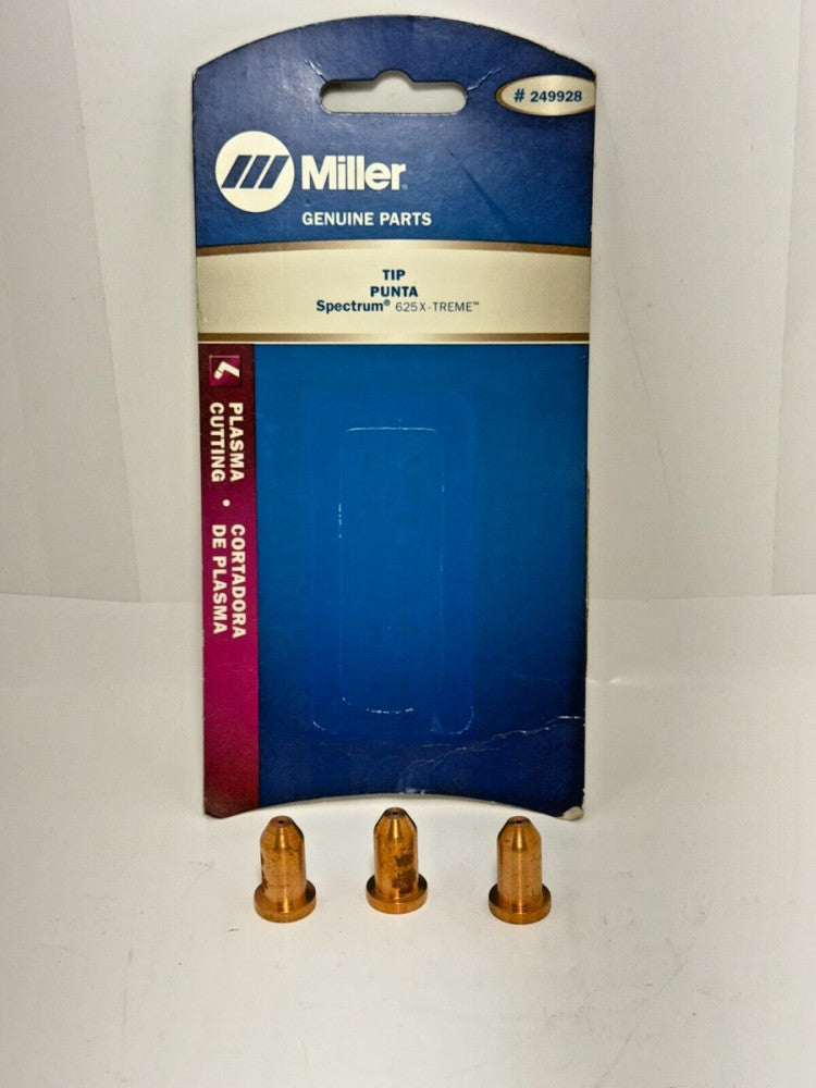 (3-Pack) Miller Tip 249928 for Spectrum 625 X-Treme Plasma Cutting 13Z847