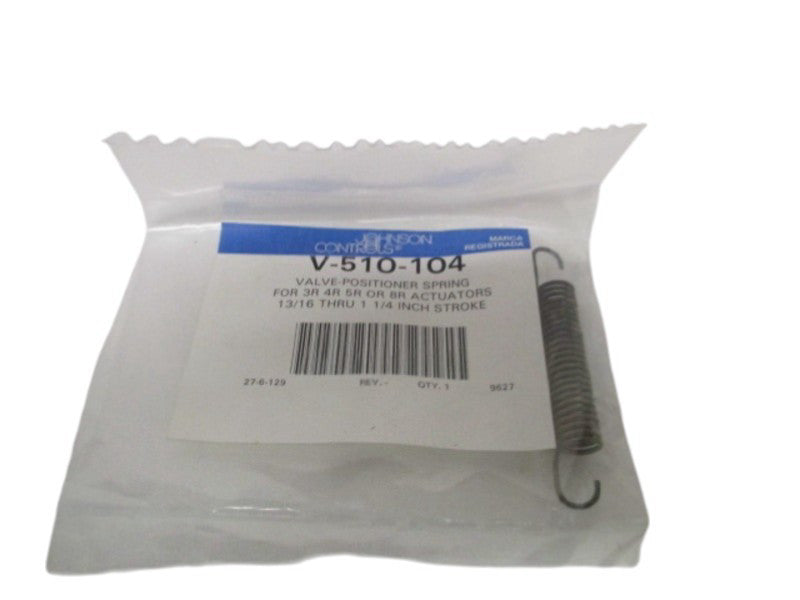 JOHNSON CONTROLS V-510-104 VALVE-POSITIONER SPRING NSMP