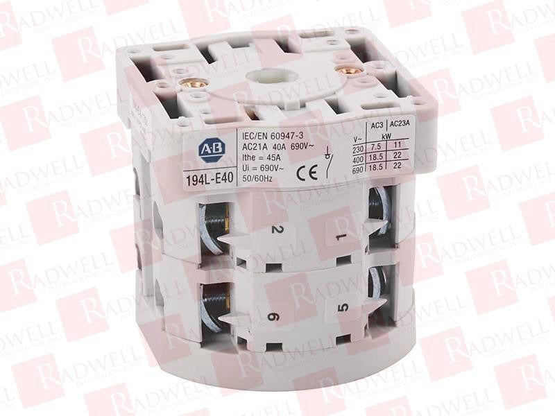 ALLEN BRADLEY 194L-E40-1754 / 194LE401754 (USED)