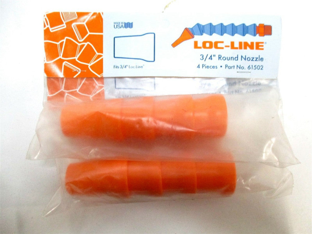 Loc-Line 61502 3/4 Hose Inside Dia Acetal Copolymer Flex Hose Round Nozzle 8 PK