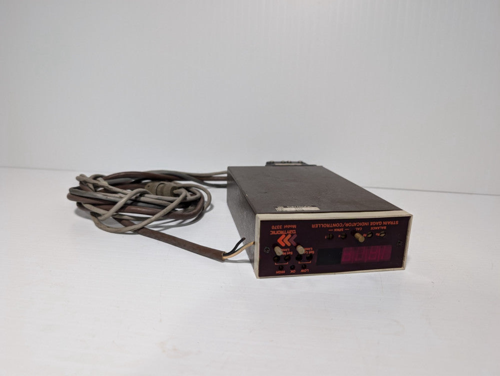 Daytronic 3370 Strain Gage Indicator/Controller, digital, 4 digit, no power cord