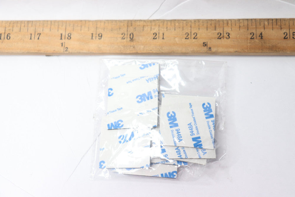 (10-Pk) 3M Stick on Rubber Feet with Adhesive Backed Pads 1-1/2" X 1-1/2" 